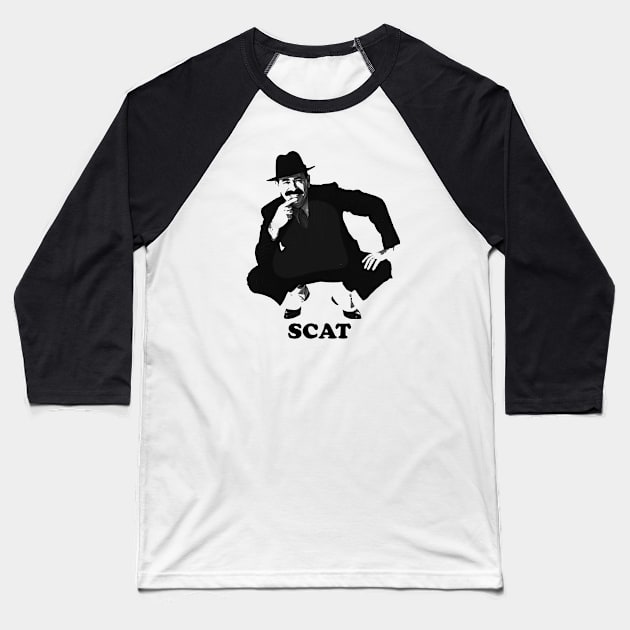 Scat Man Scat Lover Baseball T-Shirt by TeeTrendz